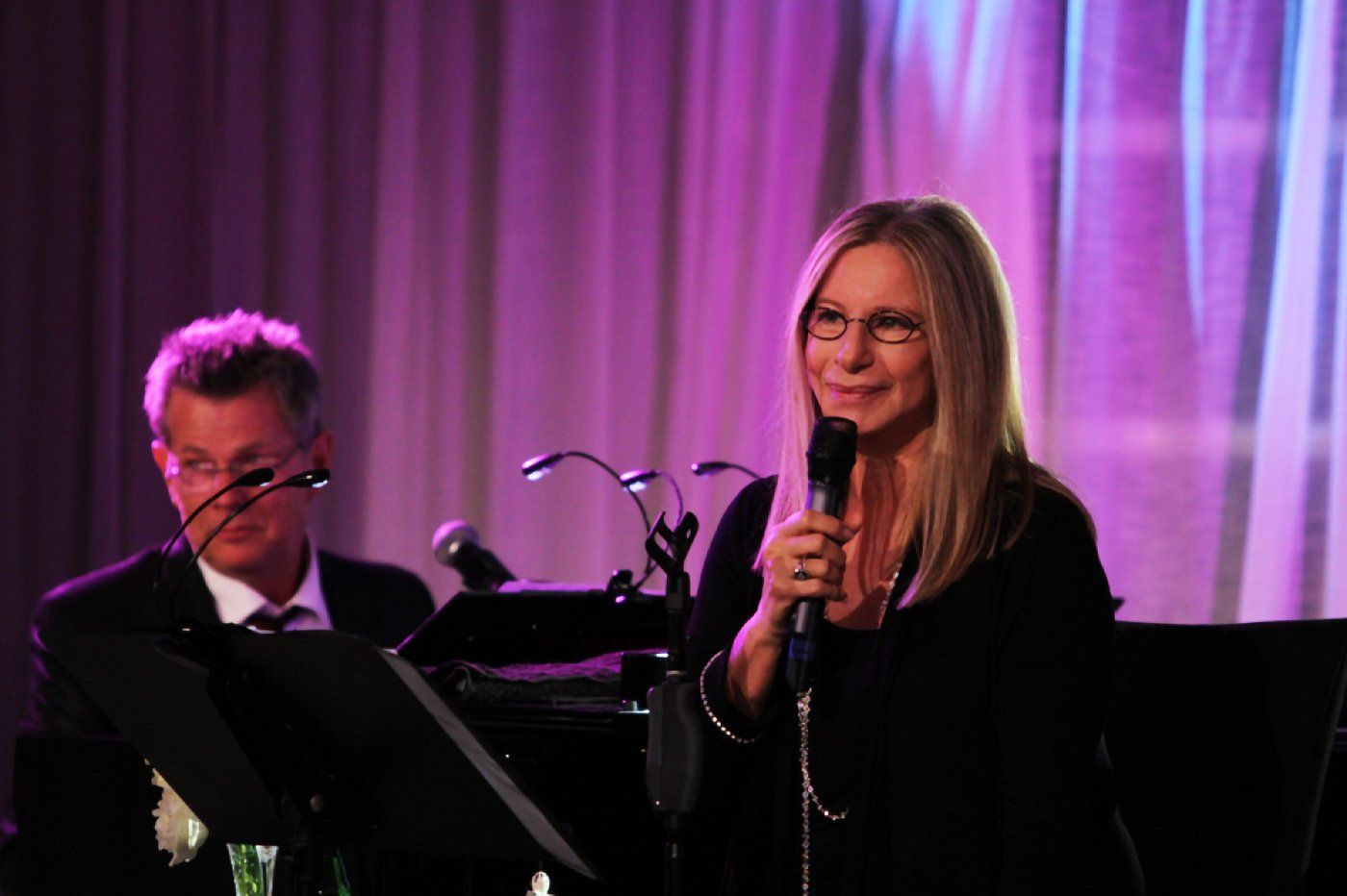David Foster and Barbra Streisand, 2012.