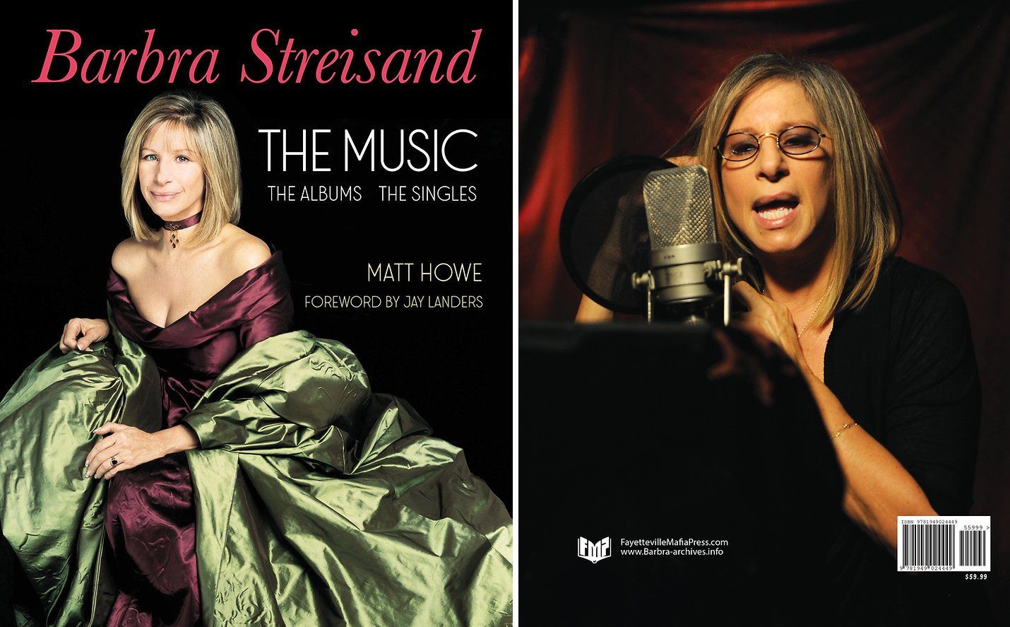 Front and back cover of Matt Howe's Streisand Music book