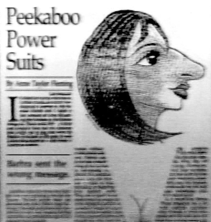 NY Times illustration of Barbra wearing a 