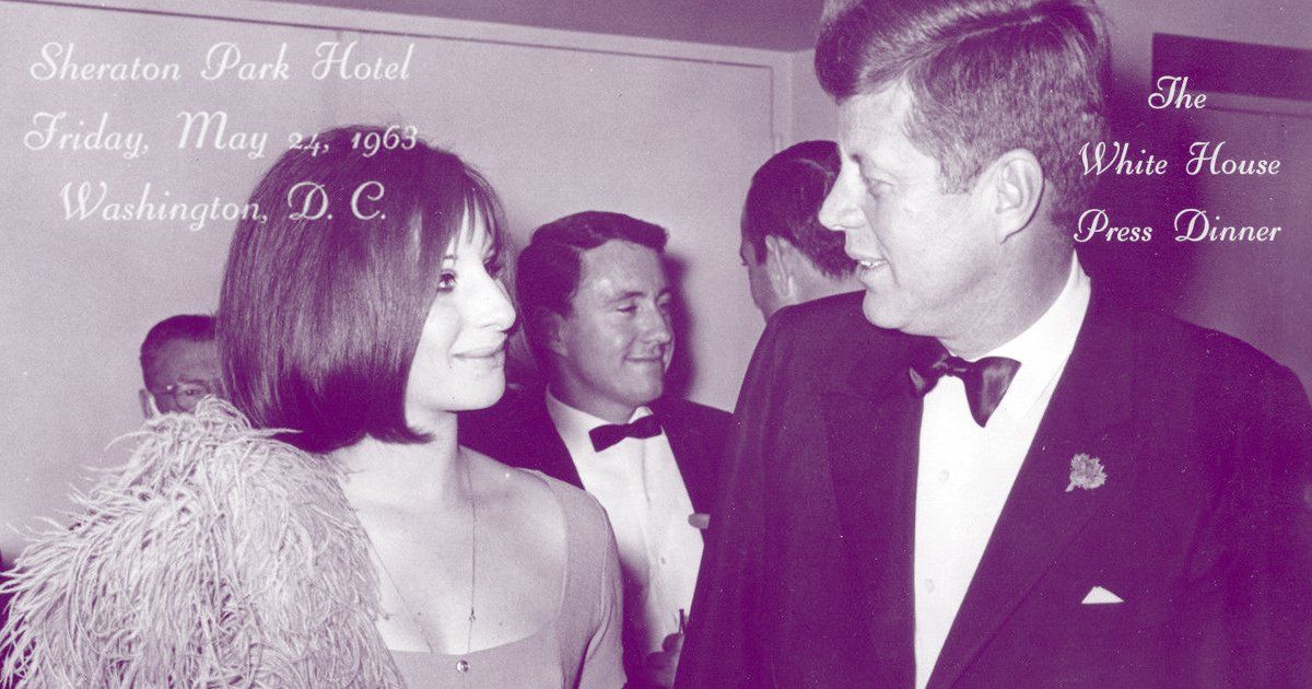 Barbra Archives President Kennedy Press Correspondents Show 1963 0595