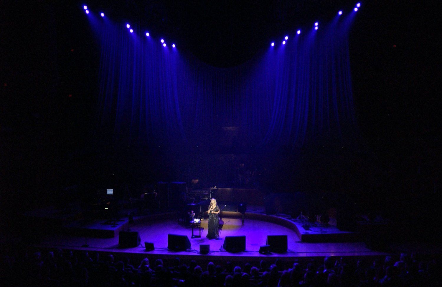 Barbra Streisand sings for Democrats at Walt Disney Concert Hall. Photo: Michael Caulfield