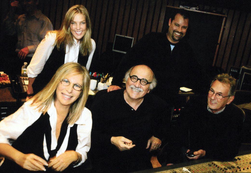Barbra Streisand, Diana Krall, Tommy LiPuma, Steve Genewick and Al Schmitt.