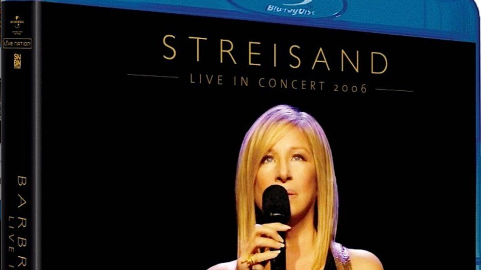 Blue-ray of Streisand Live in Concert 2006.