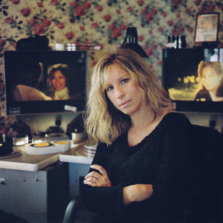 Barbra Streisand in the editing room.