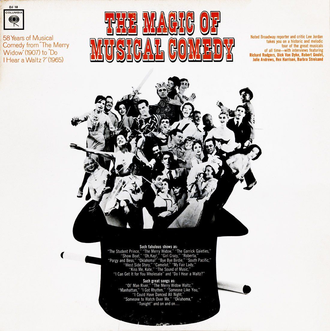 Front cover of The Magic of Musical Comedy LP