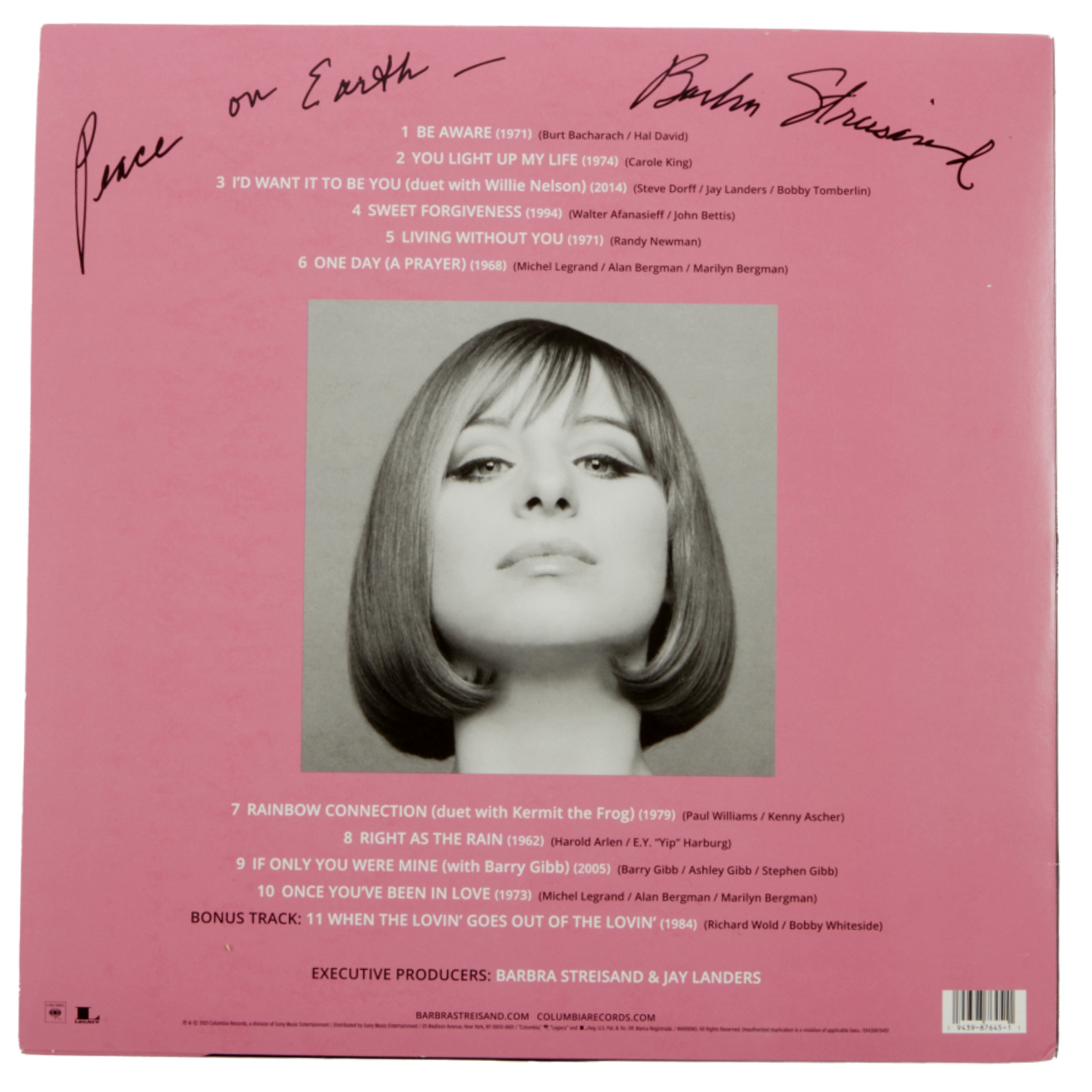 MusiCares signed album auction by Streisand
