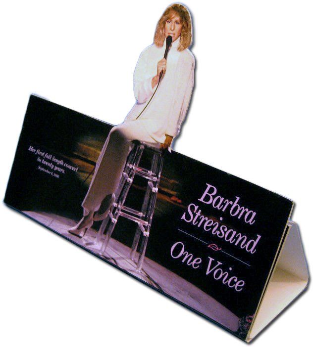 Record store standee advertising the One Voice album.