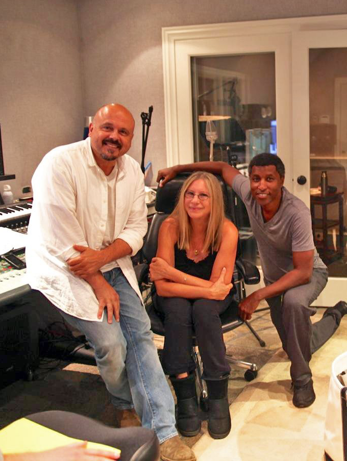 Walter Afanasieff, Streisand, and Kenny “Babyface” Edmonds.