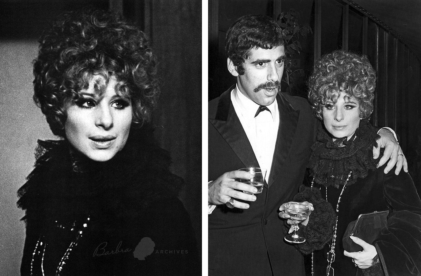 Barbra Streisand and husband Elliott Gould at Broadway for Peace 1968.