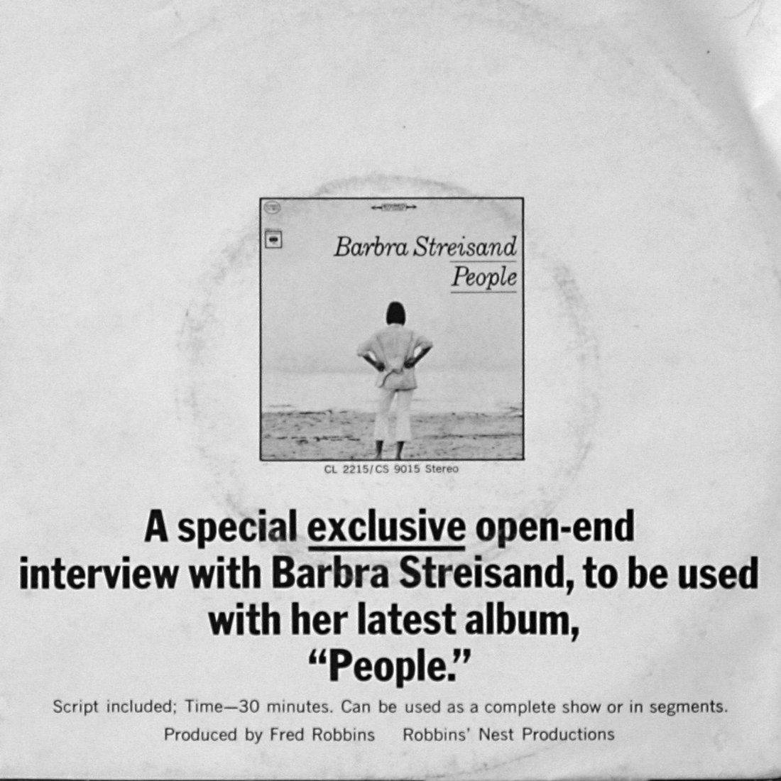 Back cover of People interview disc