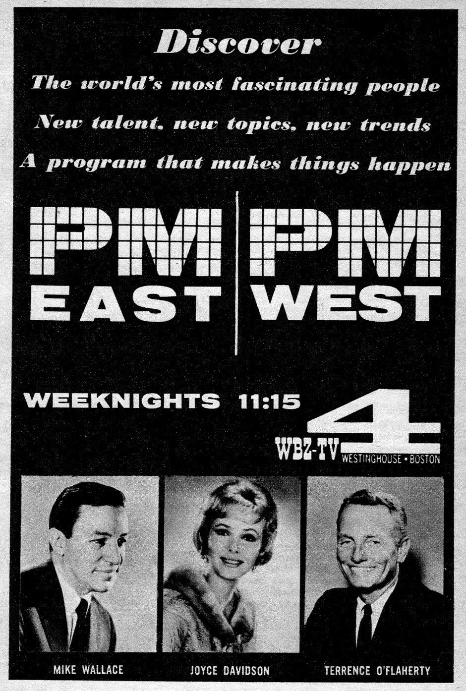 Newspaper ad for PM East and PM West