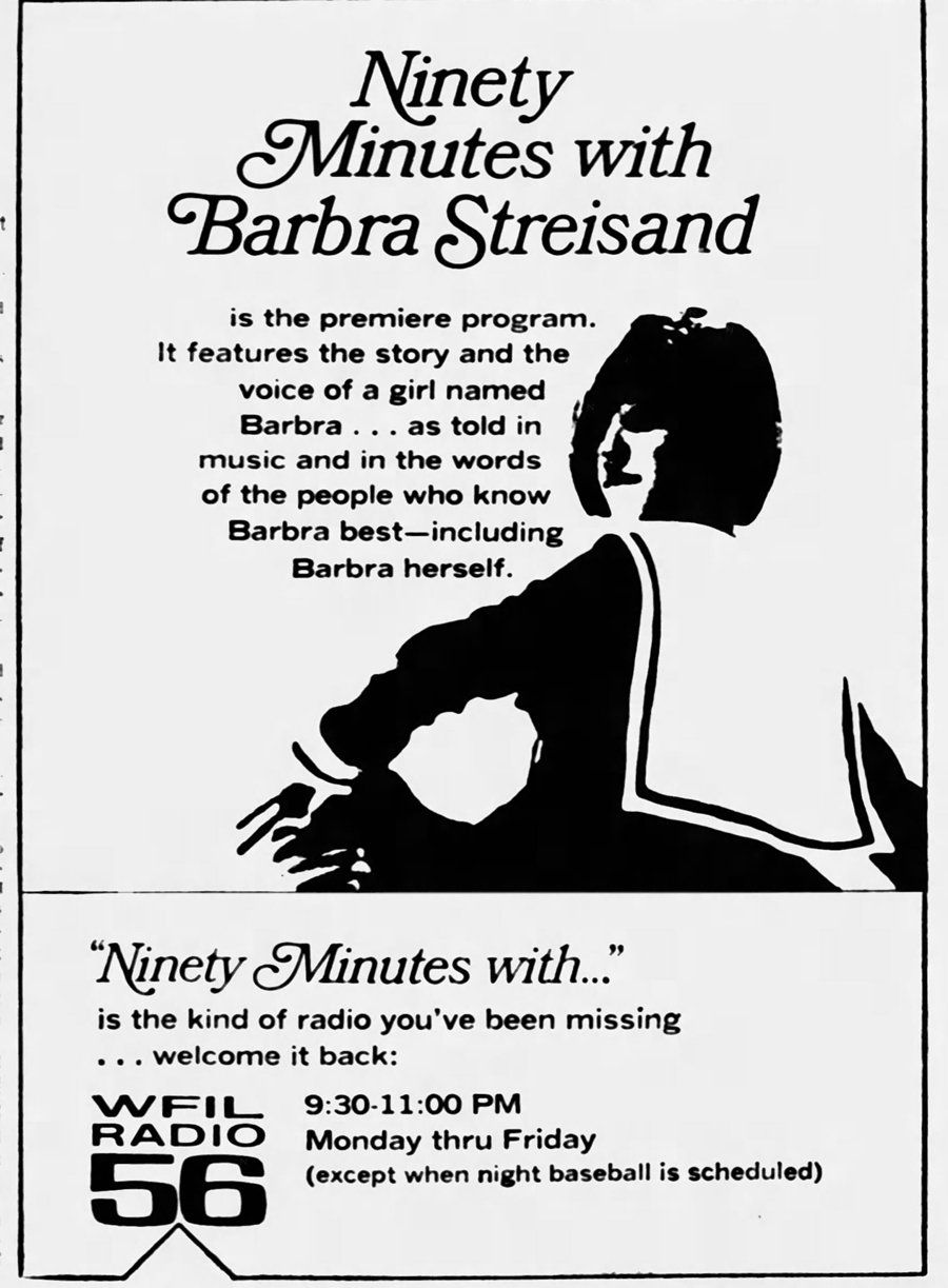 90 Minutes with Barbra Streisand radio ad