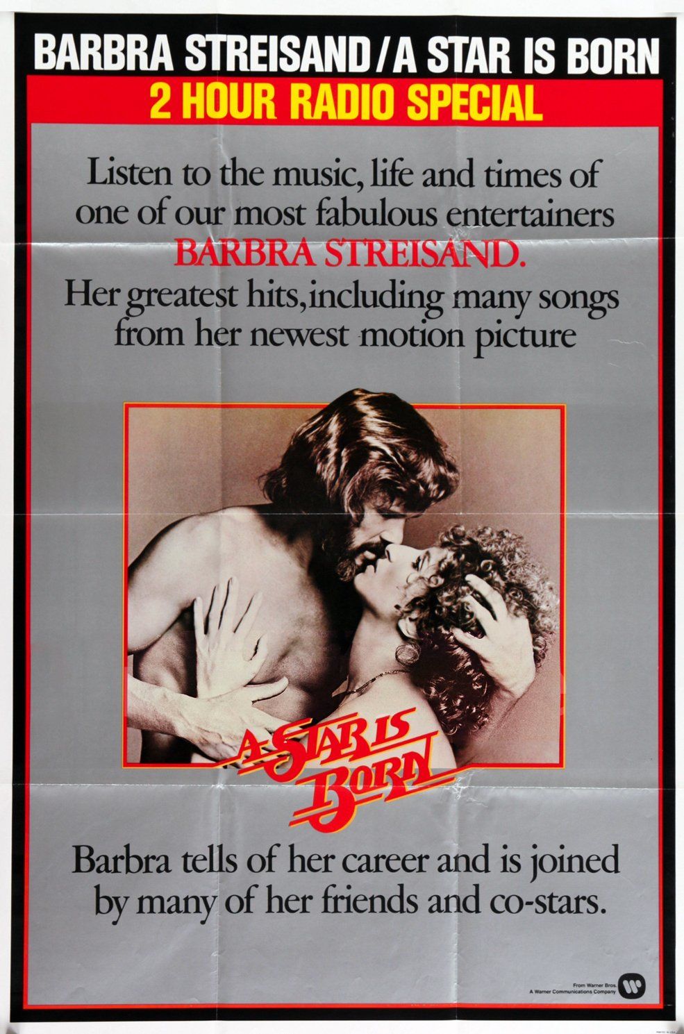Poster for the 1976 Streisand radio show