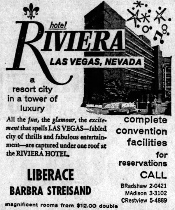 Barbra Archives  Live 1963 Riviera Hotel, Las Vegas with Liberace