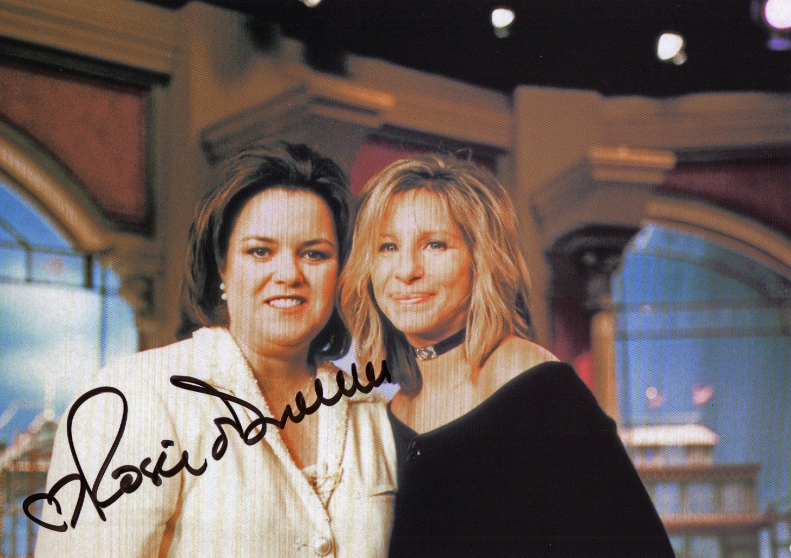 Rosie O'Donnell and Barbra Streisand, 1997.