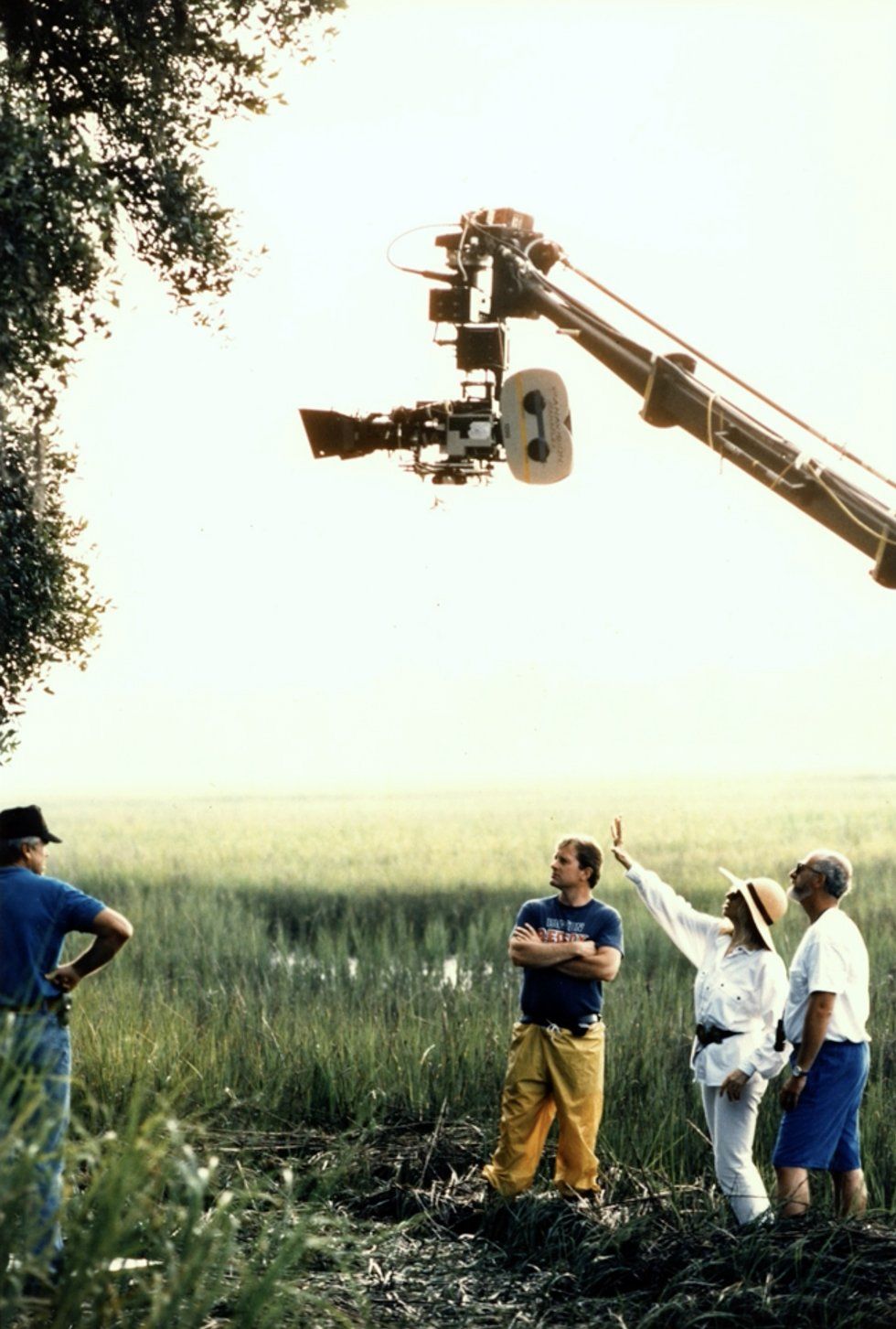 Streisand directing in South Carolina.