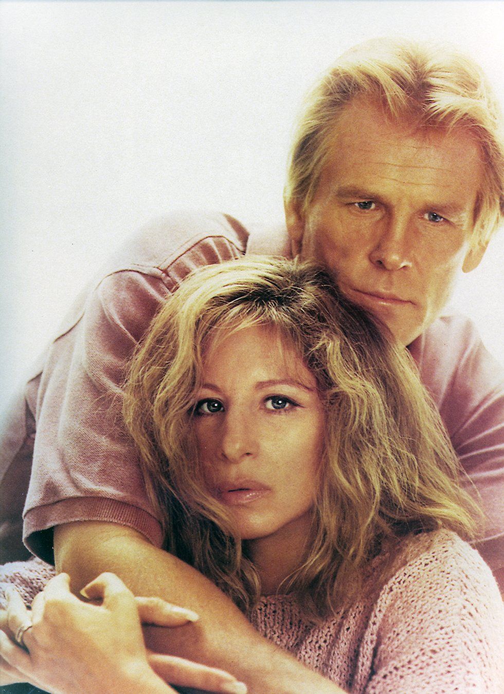 Nolte and Streisand in a dramatic photo by Scavullo.