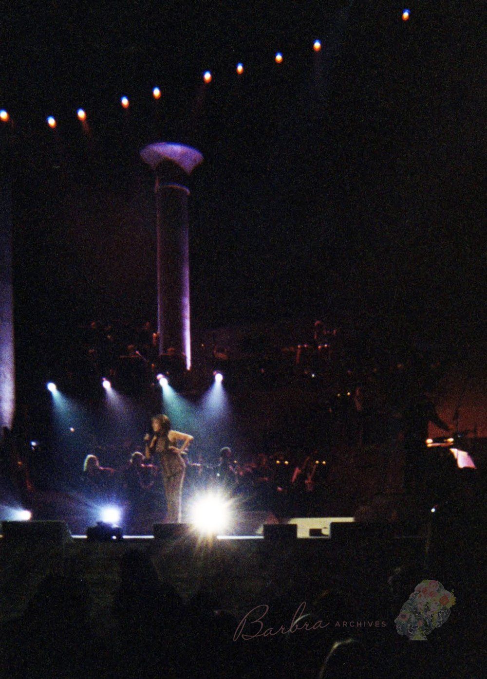 A photograph taken by an audience member at the Staples Center, 2000.  Courtesy Gustavo.
