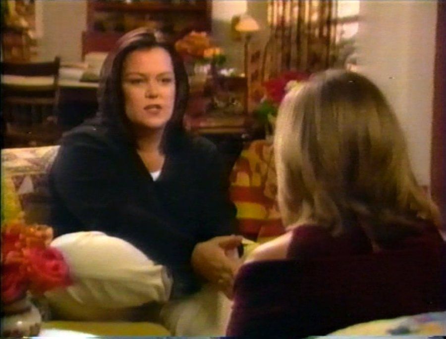 Rosie O'Donnell interviewing Barbra Streisand, 1999.