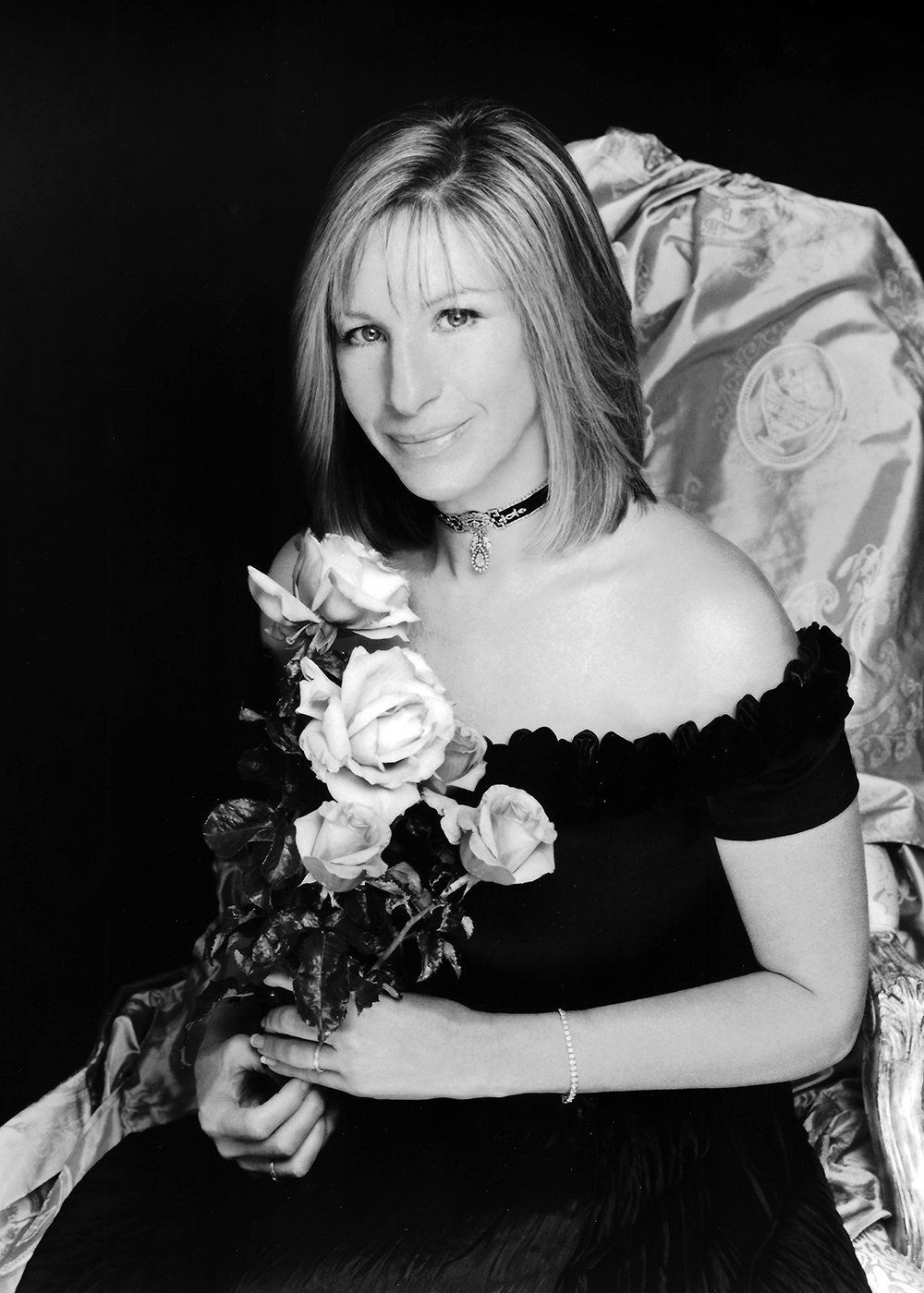 Publicity photo of Barbra Streisand by Firooz Zahedi.