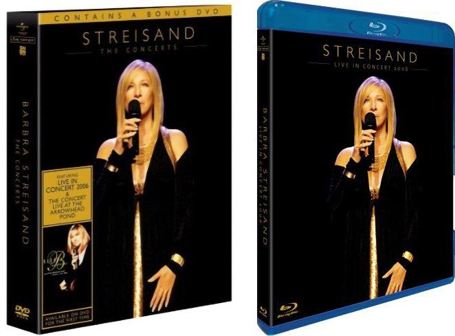 Photos of the DVD and Blu-ray home video versions of this concert