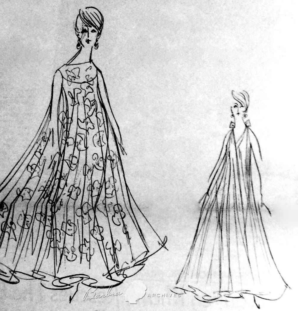 Stage gown designs by Sarmi