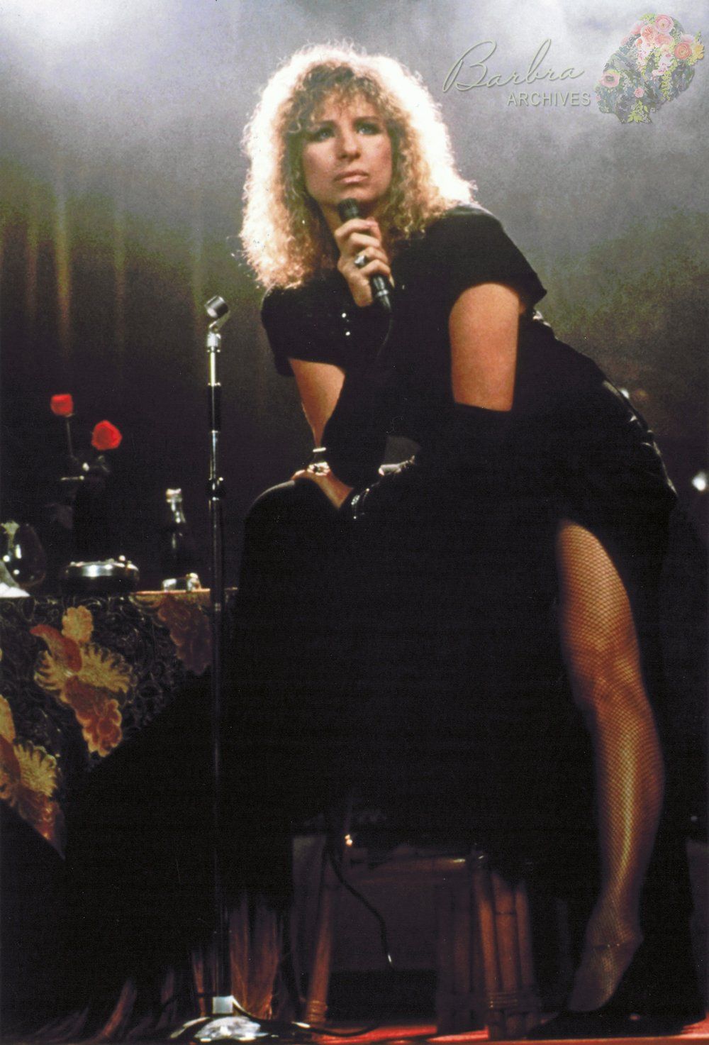 Streisand in music video. Photo by: Greg Gorman.
