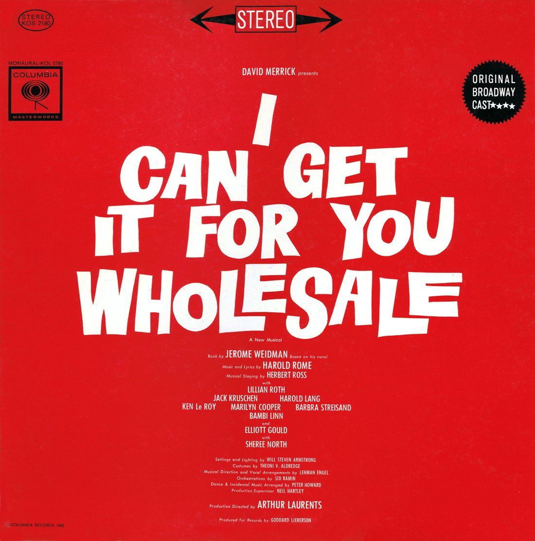 I Can Get it for You Wholesale original cast album cover