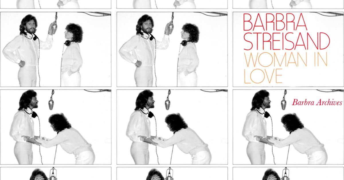 Woman in Love art with BARRY GIBB and Streisand.