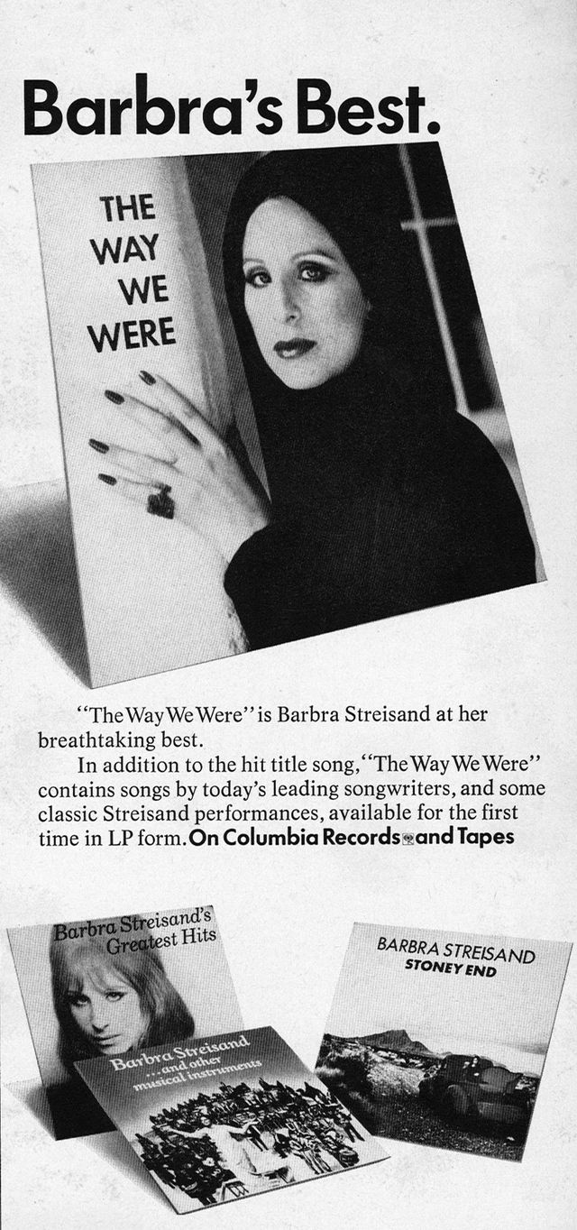 Barbra Archives | The Way We Were 1974 Studio Album