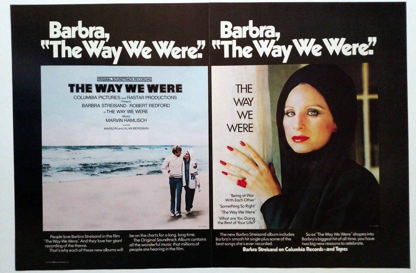 Columbia's ad for both WAY WE WERE albums