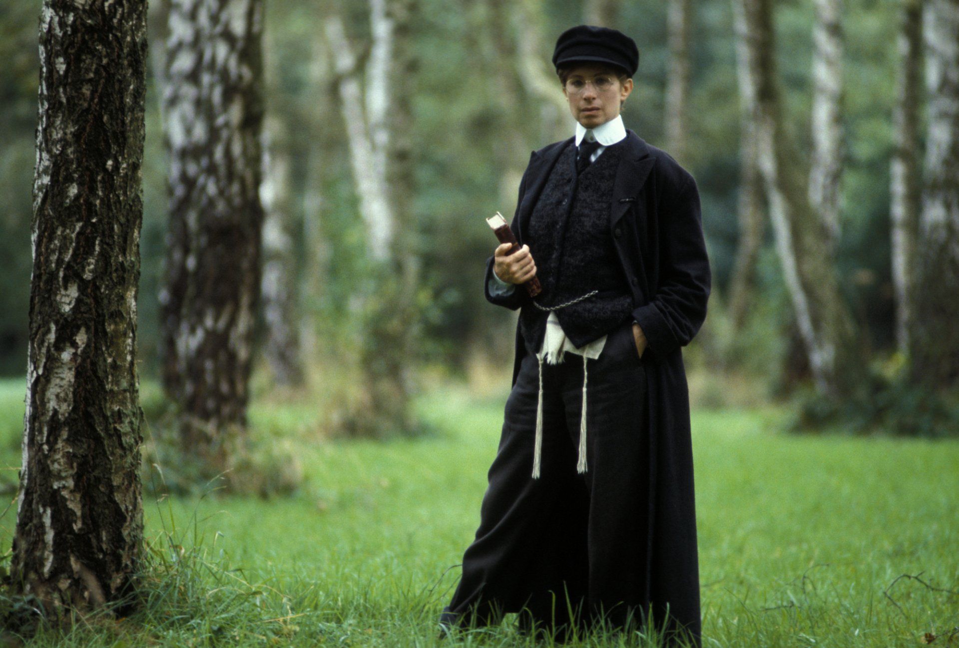 Barbra Streisand as Yentl, who poses as a boy to study the Talmud.