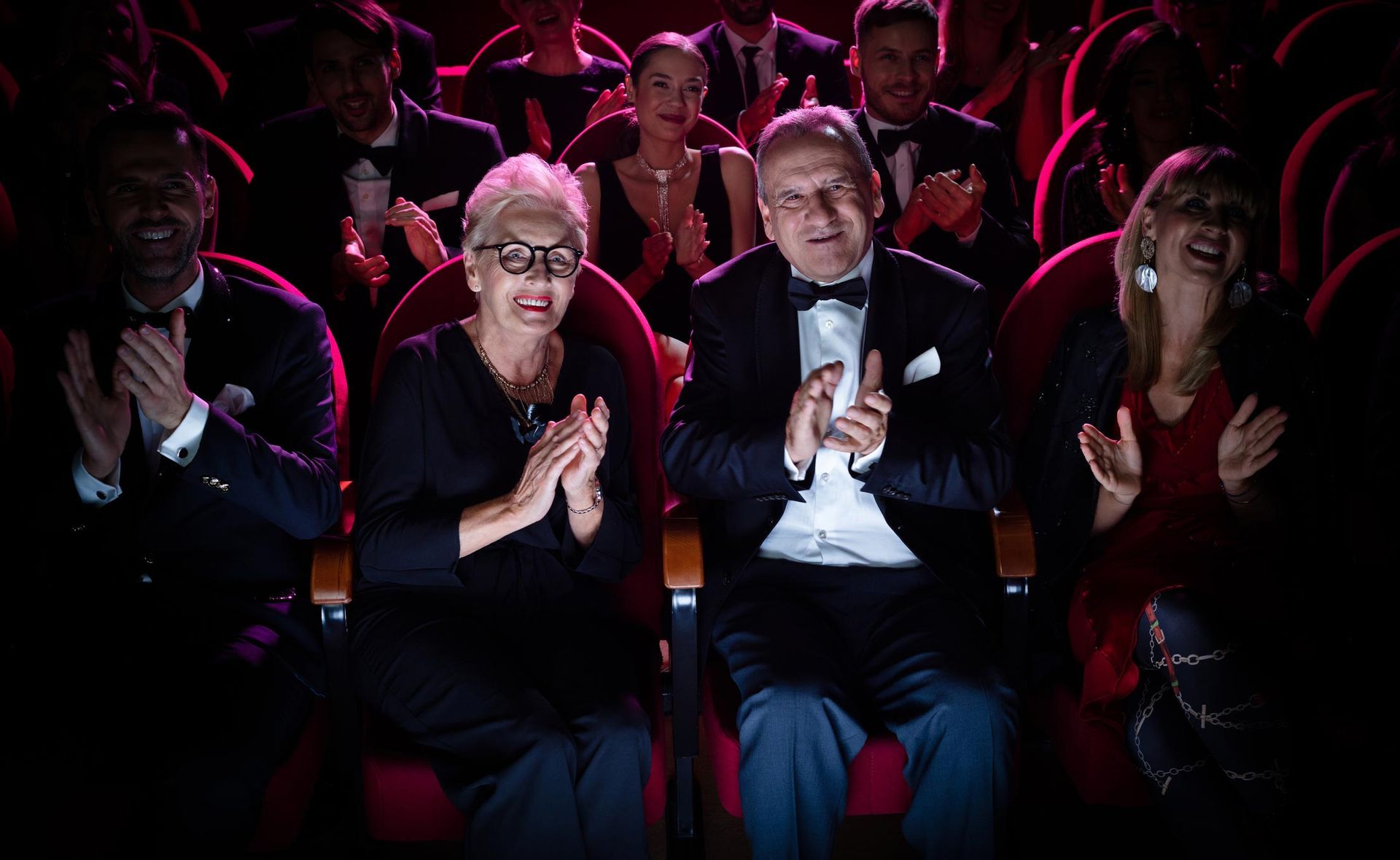 Senior couple applauding in opera theatre | Adelaide, SA | Pristine Support Services