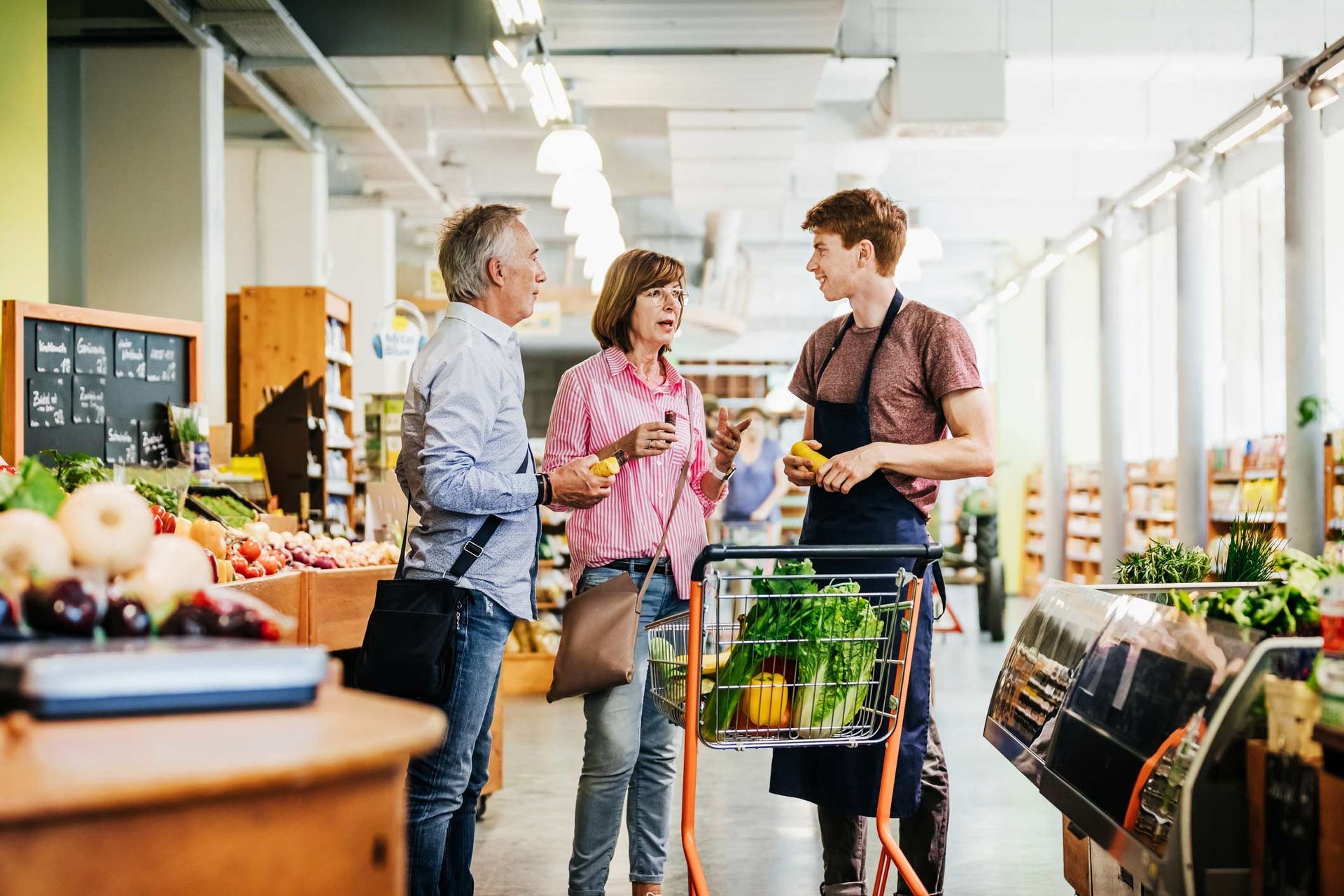 Mature couple shopping for groceries | Adelaide, SA | Pristine Support Services