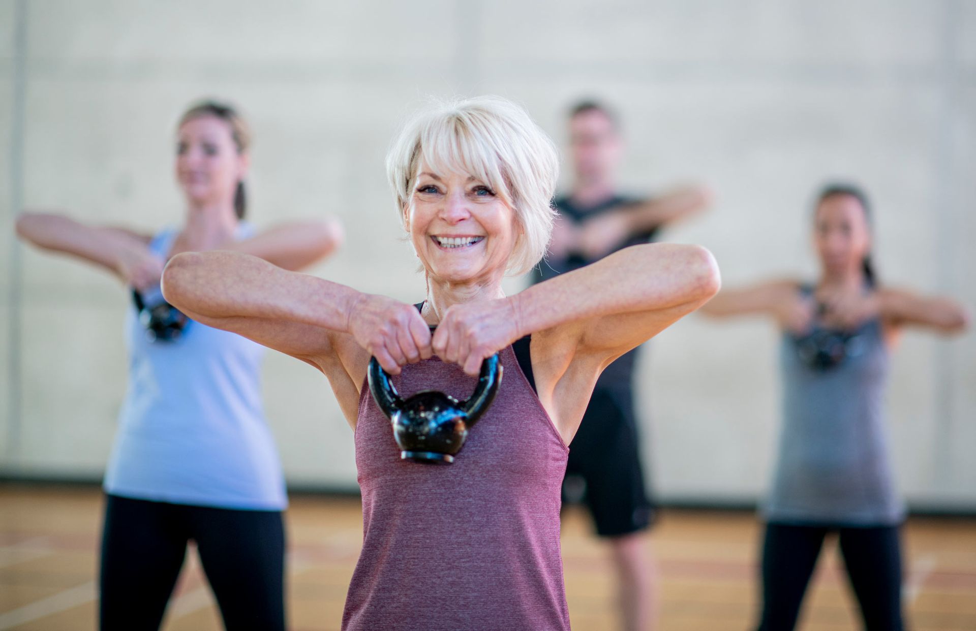Senior woman in fitness class | Adelaide, SA | Pristine Support Services