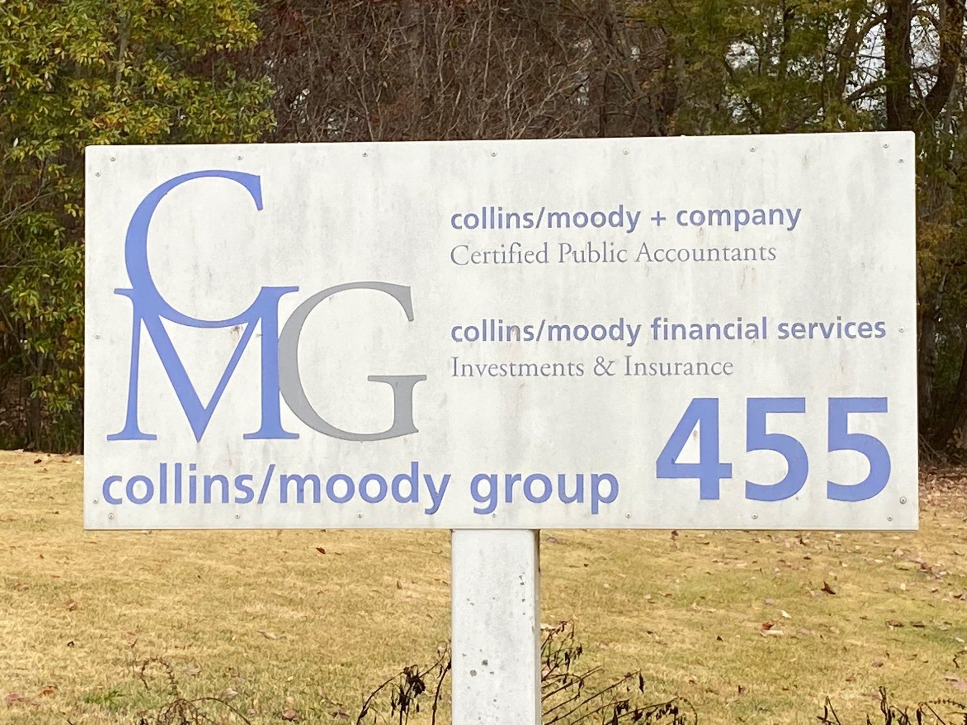 Sign Close-Up | Athens, GA | Collins/Moody & Company, PC, CPAs