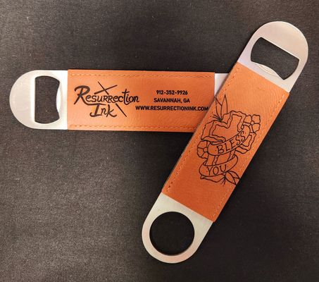 Resurrection Ink cross bottle opener