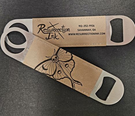 Resurrection Ink moth bottle opener