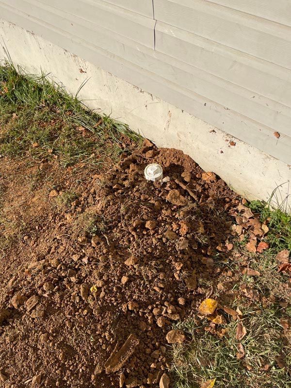 White Pipe on the Ground