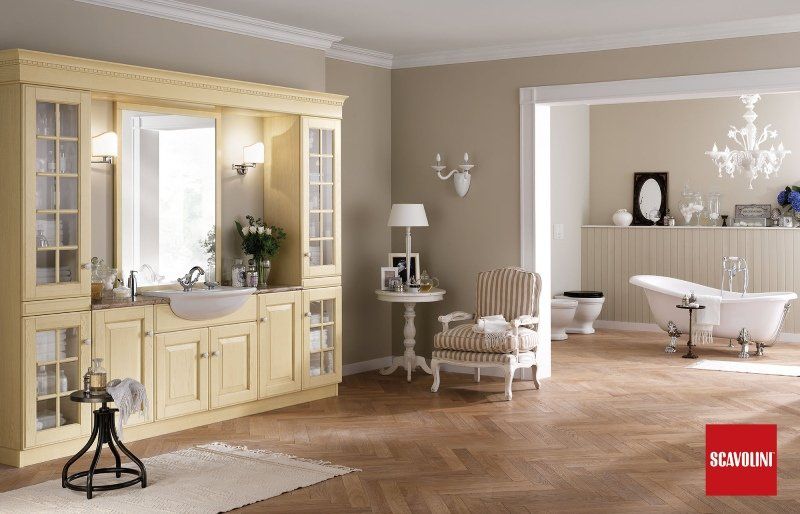 arredi classici per bagni in negozio di arredamenti a Bologna