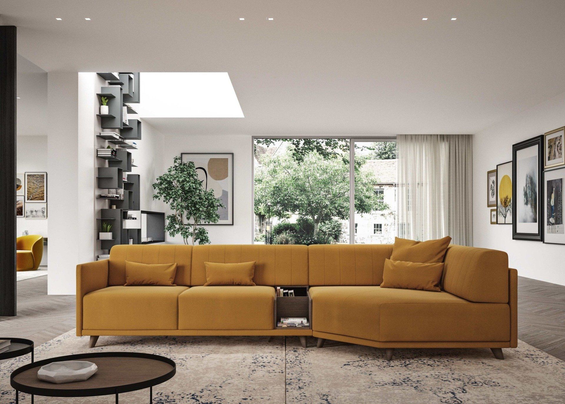 divani su misura per soggiorno