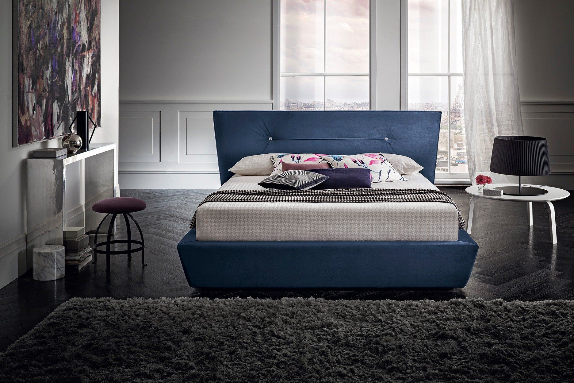 divano letto arredo camera da letto