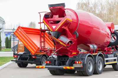 Red Truck Mixer — Mobile, AL — Bay Concrete