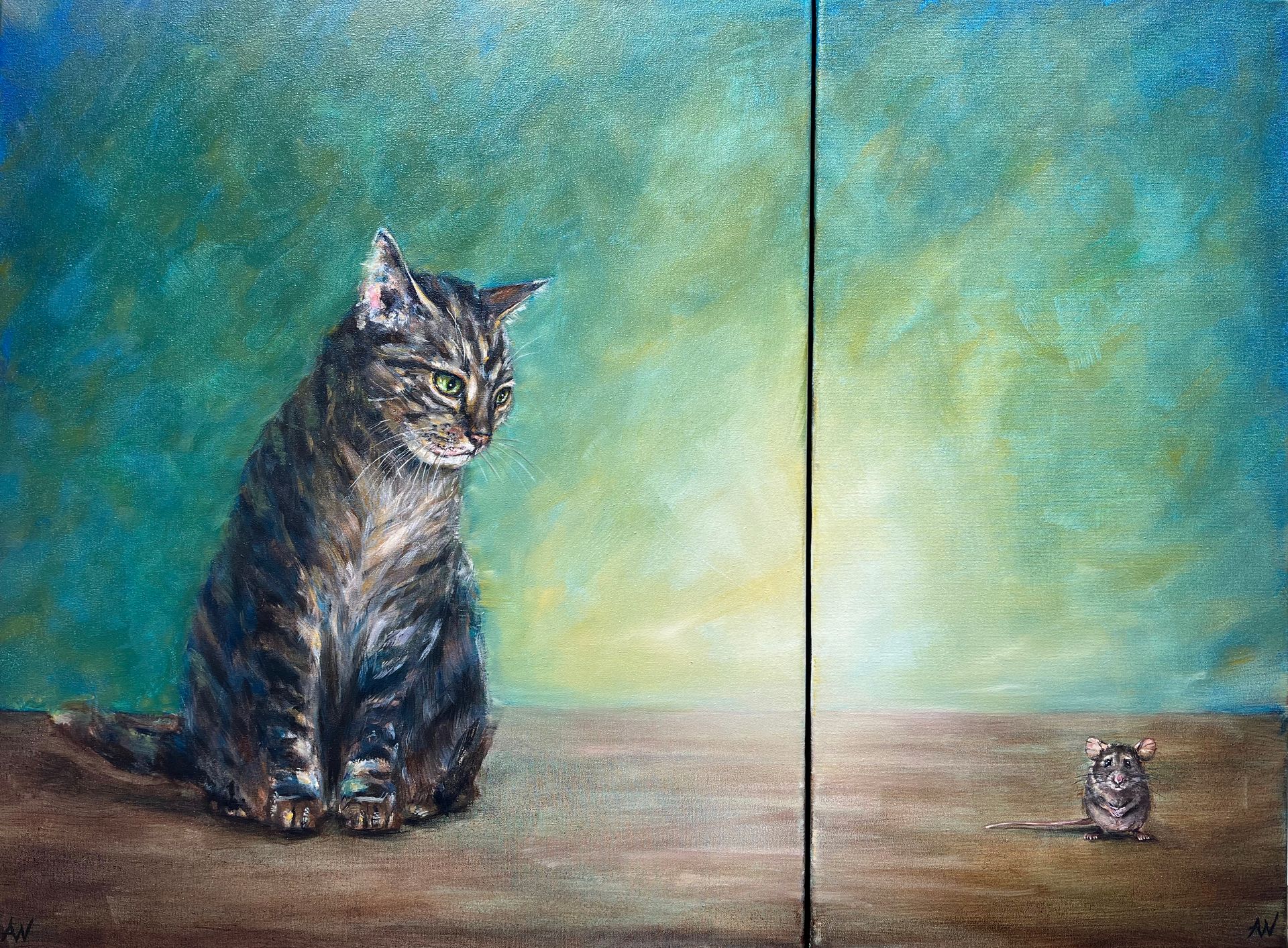 KAT EN MUIS | Original Artwork