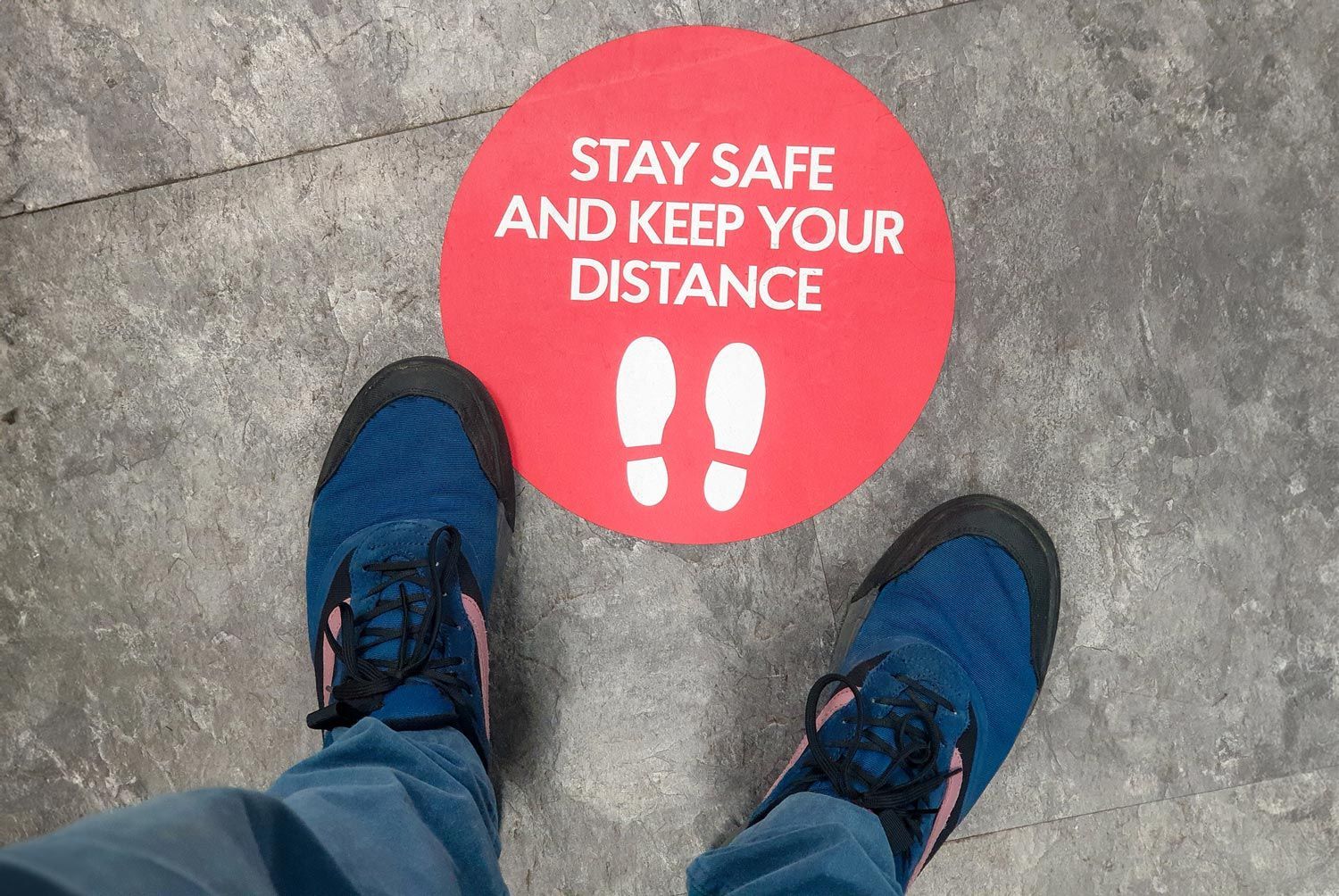 Social Distance Sign — Tulsa, OK — We Can Do More