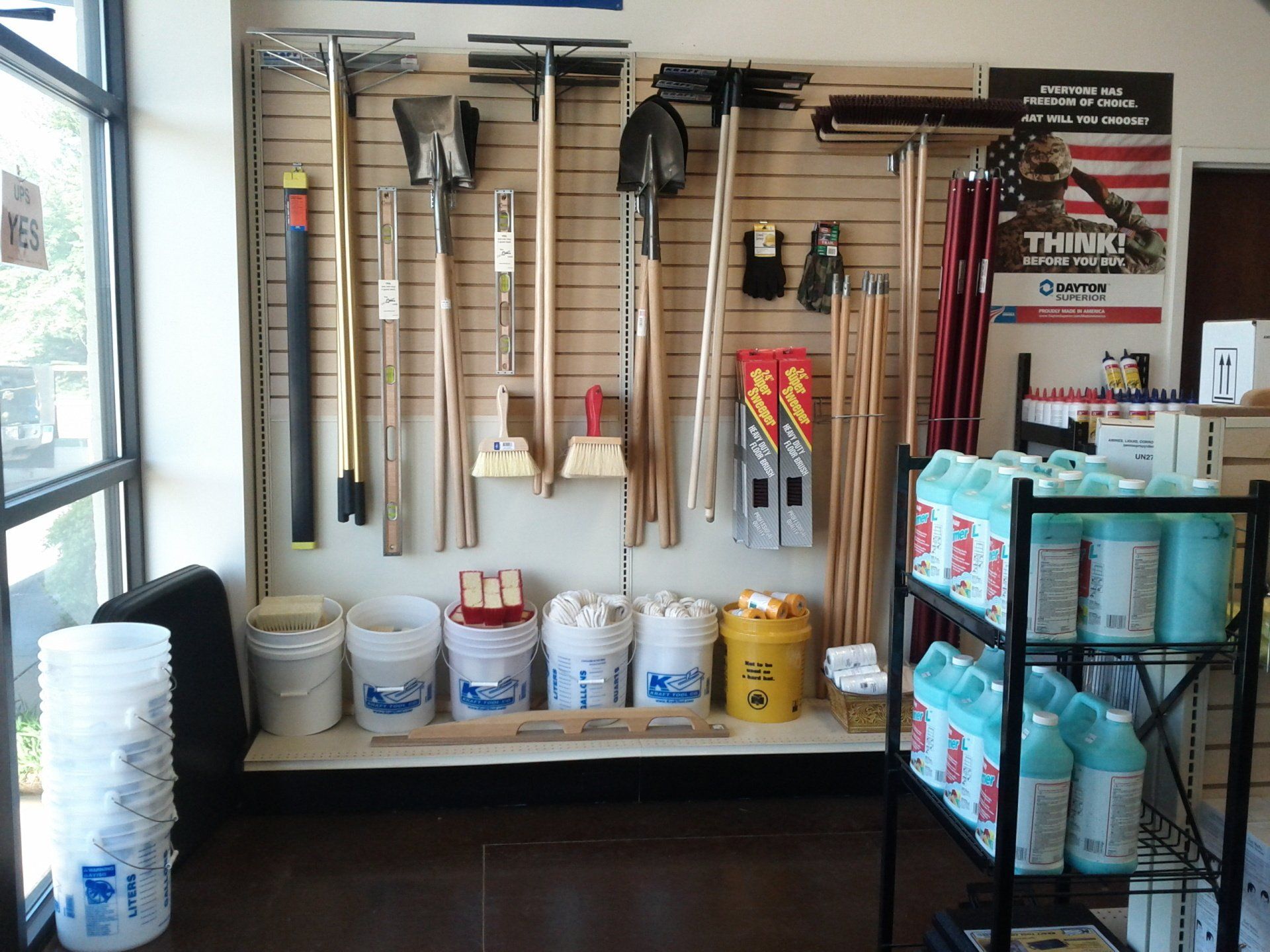 Store Tools and Materials — NC & SC — Tucker-Kirby Co.