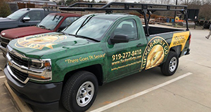 Green Pickup Truck — NC & SC — Tucker-Kirby Co.