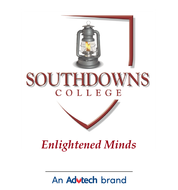 The adtech group logo is blue and white with a red triangle in the middle.