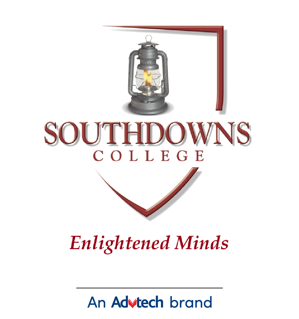 The adtech group logo is blue and white with a red triangle in the middle.