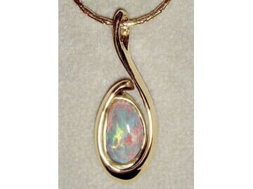 Necklace With Opal Stone - Portland, OR - Goldmark Jewelers